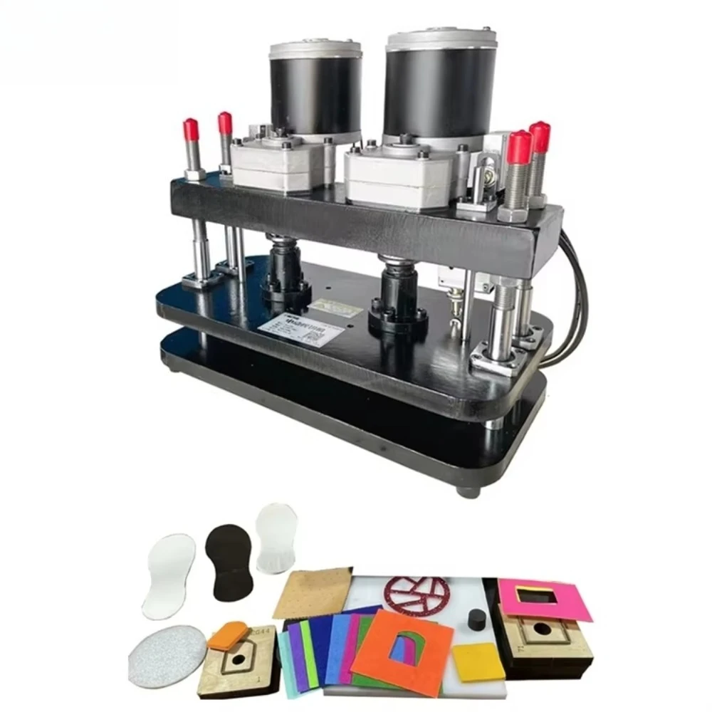 Compact electric die-cutting machine is lightweight and small in size, suitable for small-scale workshop production