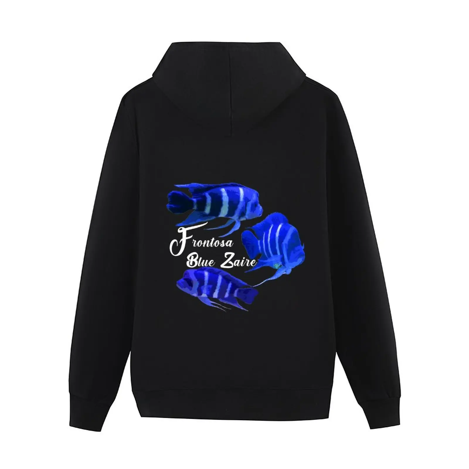 Frontosa Blue Zaire Hoodie ملابس رجالية على الطراز الياباني طقم قميص عرق للرجال يرتدي الرجال بلوفر هوديس