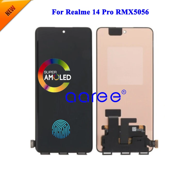 Oppo Realme 14 Pro LCD용 AMOLED LCD 스크린 정품, Oppo Realme 14 Pro Plus LCD 스크린 터치 디지타이저 어셈블리