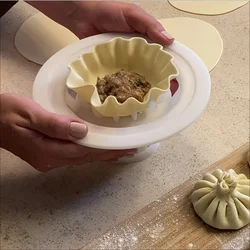 1PC Flower Shaped Bun & Dumpling Machine Flower Type Steamed Bun Simple Self-Made Mold Easy To Fall Off Flower Dumplings Machine