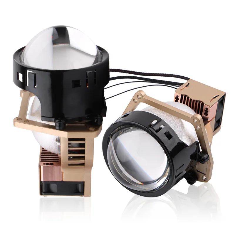 XP6 3.0 Led Headlights Lens CSP 3570 White 6000K High Power 140W High Low Beam Bi Led Projector Lens 3Inches Headlight