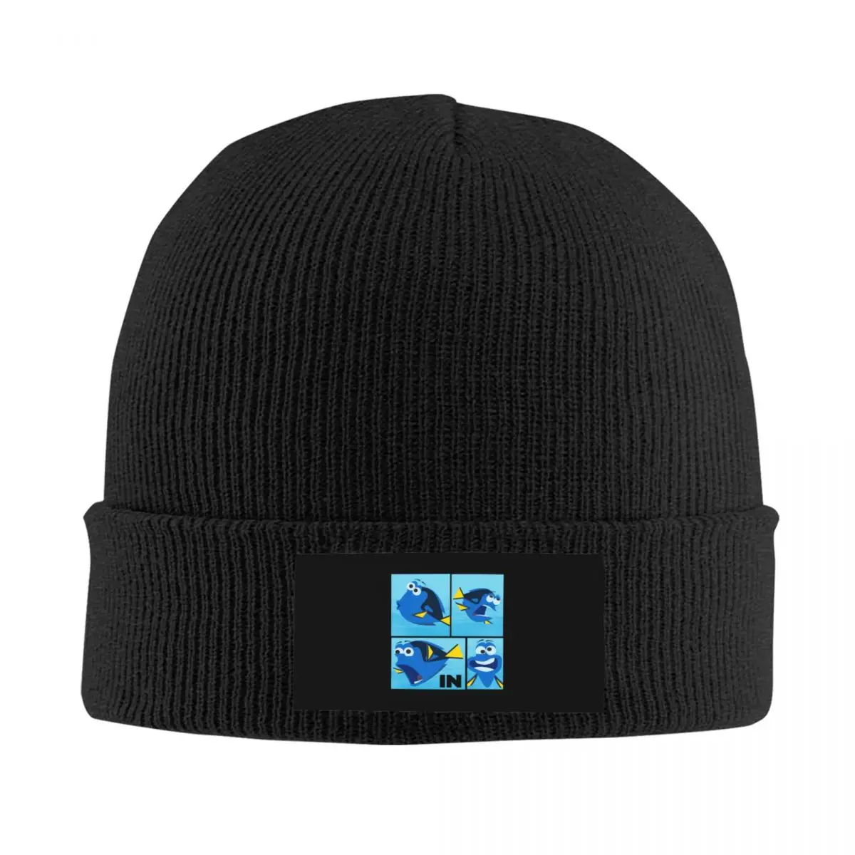 

Custom Finding Nemo Dory Skullies Beanies Caps Unisex Winter Warm Knitting Hat Women Men Hip Hop Adult Bonnet Hats Outdoor Cap