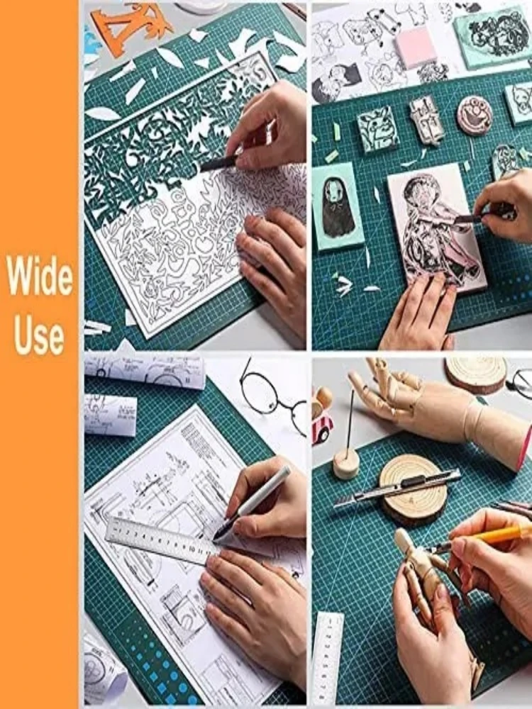 A3 A4 A5 PVC Schneidematte Werkbank Patchwork Cut Pad Nähen Manuelle DIY Messer Gravur Leder Schneidebrett Seite Unterlage