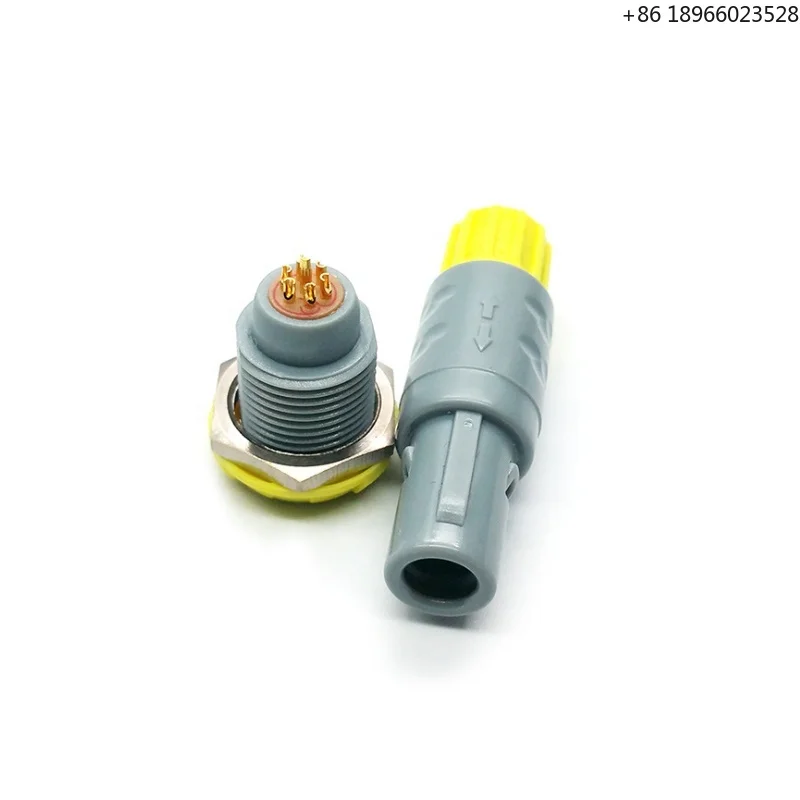 Factory P Series 2 3 4 6 8 14 pin plastic socket and plug Lemos Redels connector