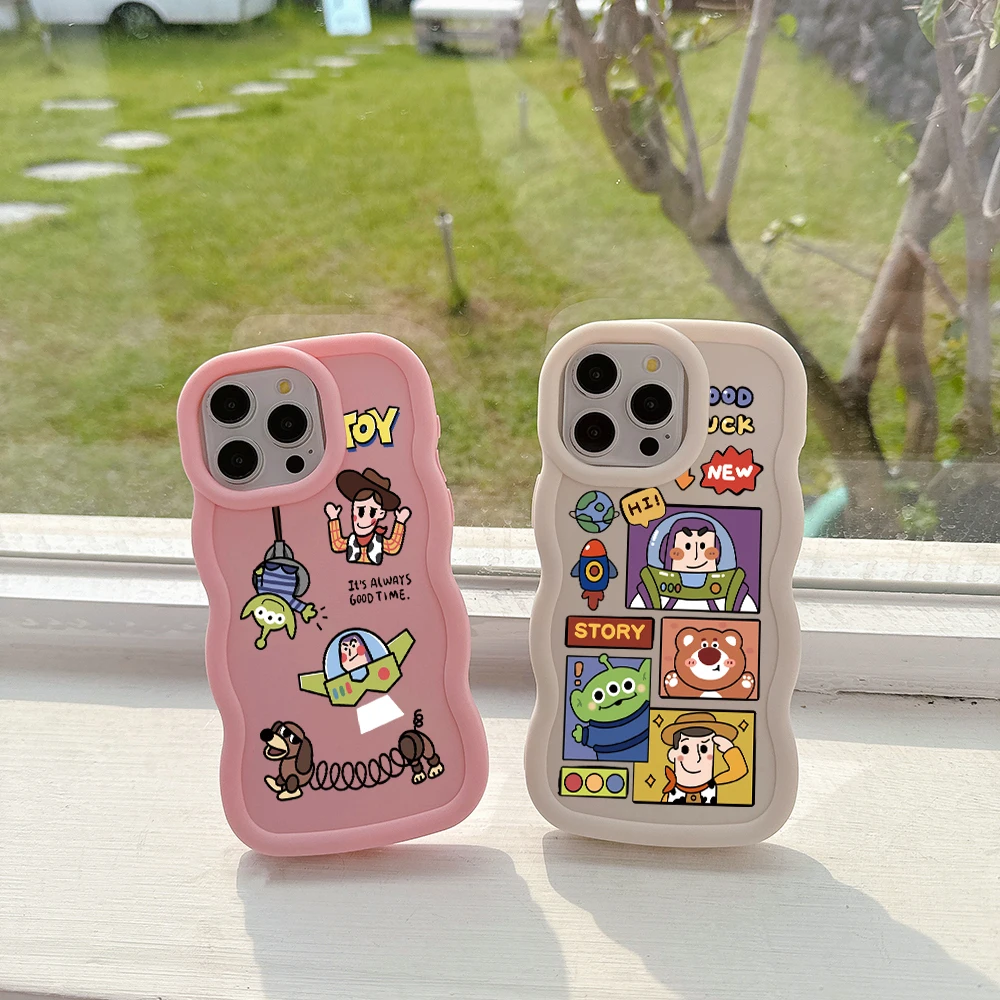 Toy Story Buzz Lightyear  Phone Case for Samsung S24 S23 S22 S21 FE Ultra J7 Pro Prime 5G Candy Color Soft Silicone TPU Cover image 3