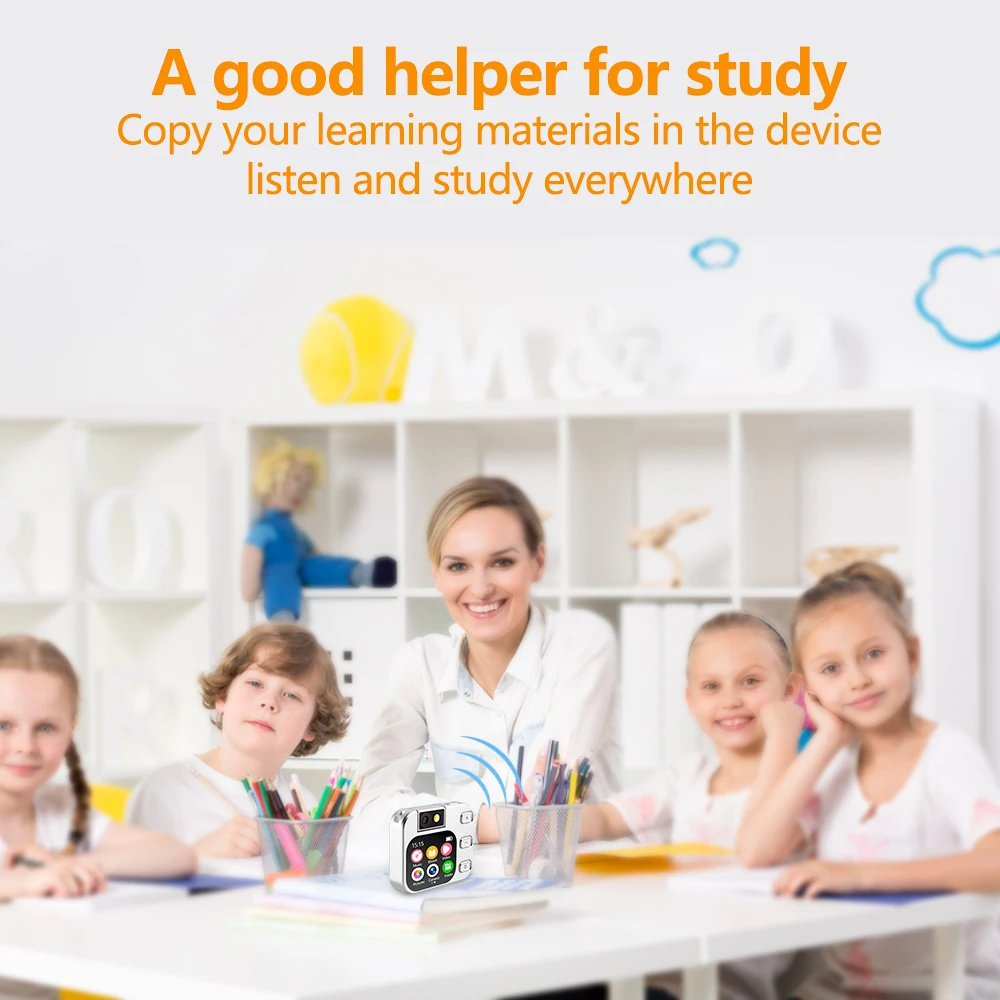 Vandlion X19 Pocket Size Camera Hifi Music Player Easy Operation for Teens & Kids Convinent to Carry in Every Occasion