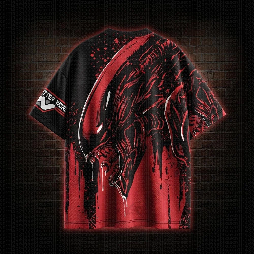 2026 New Movie Sporty Fashion Adult & Kids Round Neck T-Shirt Streetwear Gothic Horror Film Gift view 2
