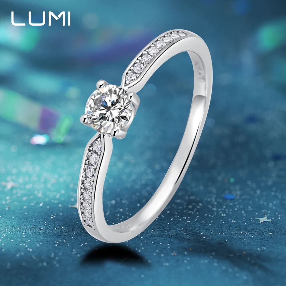 

Кольца с муассанитом 0,3 карата D цвета VVS1 для женщин и мужчин, стерлинговое серебро 925 пробы, свадебное предложение, классические кольца, ювелирные изделия, сертифицированные GRA