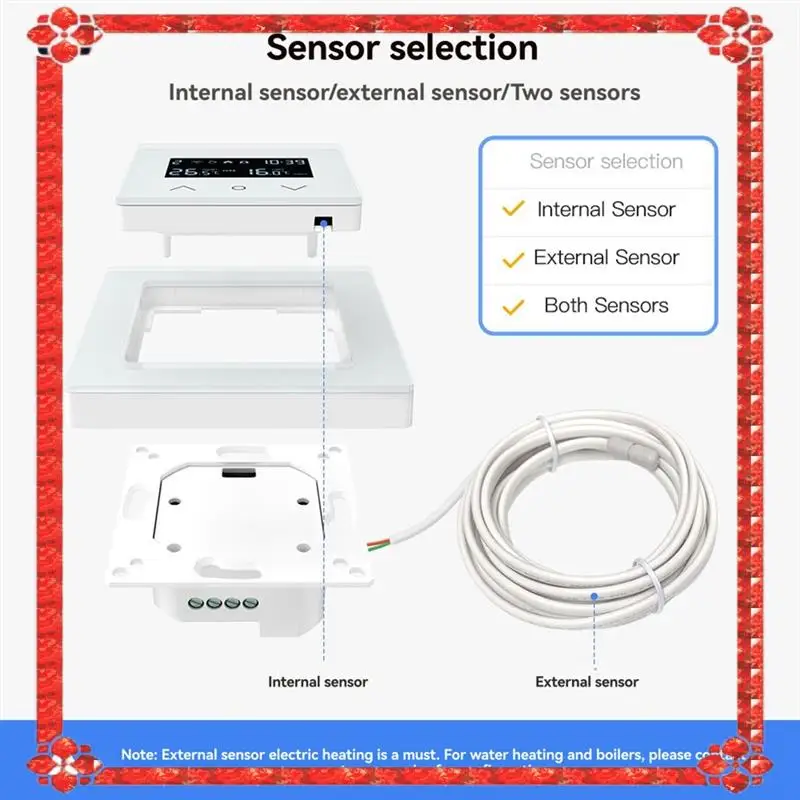 

24-часовая доставка Tuya Wi-Fi умный термостат ЖК-дисплей цифровой контроллер комнатной температуры дома