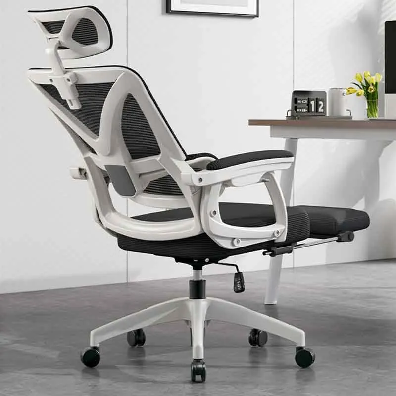 Designer Swivel Office Chair Computer Mobile Floor Rolling Comfy Lounge Office Chair Study Silla De Oficina Accent Furniture HDH