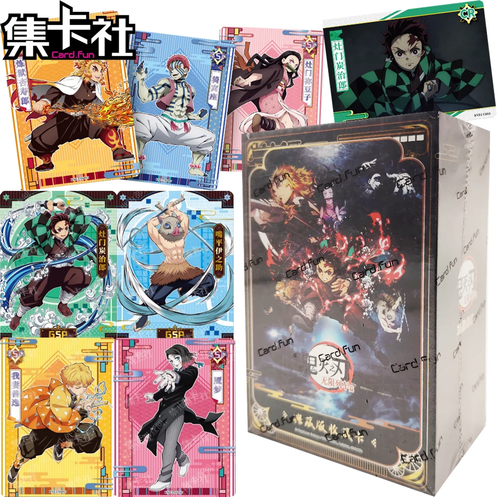 

Genuine CARD.FUN Demon Slayer Collection Cards Infinite Train Chapter Rengoku Kyoujurou Exquisite Character Portrait Cards Gifts