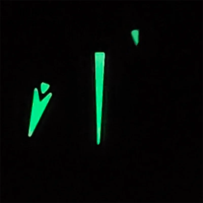 BLIGER Silver NH35 Watch Hands C3 Green Luminous For NH35 Automatic Movement Modified Replacement Watch Parts Accessories