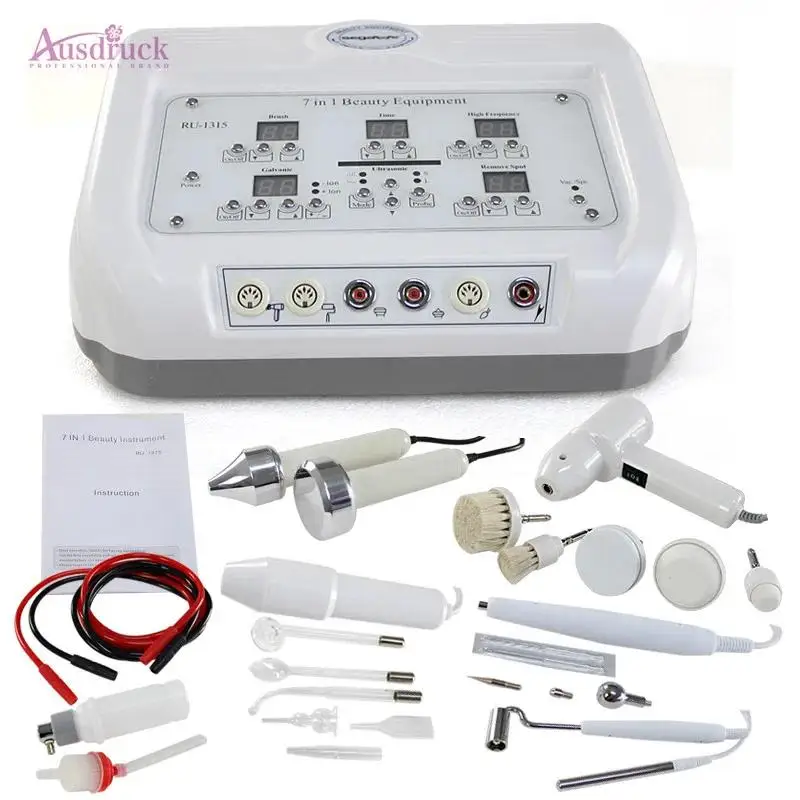 

Professional Skin Care Machine for Facial Lifting Cleansing Exfoliating Rejuvenation with LED Light Microcurrent RF CE Certified