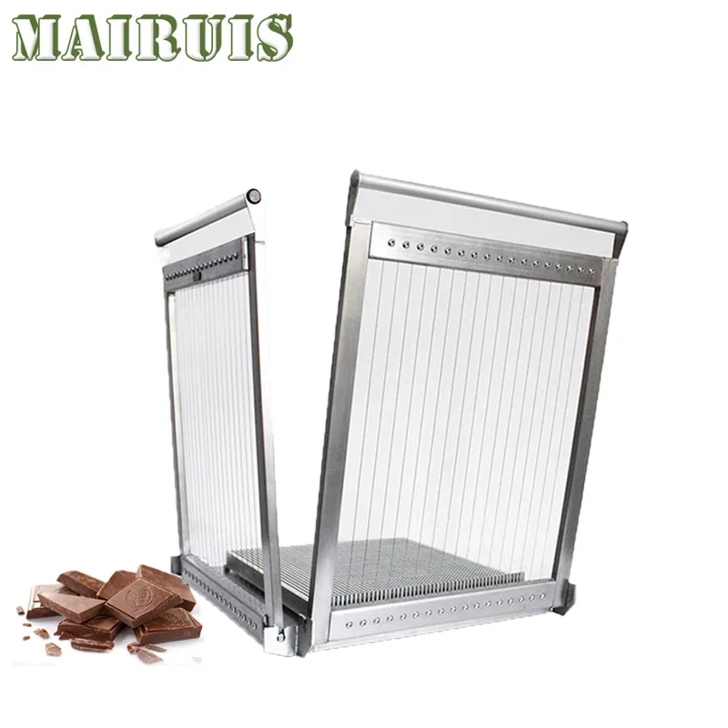 MairuisManual 20Mm Chocolate Block Cutting Machine Double Arm Chocolate Bar Slicing 30Mm Chocolate Cheese Cube Cutter Machines