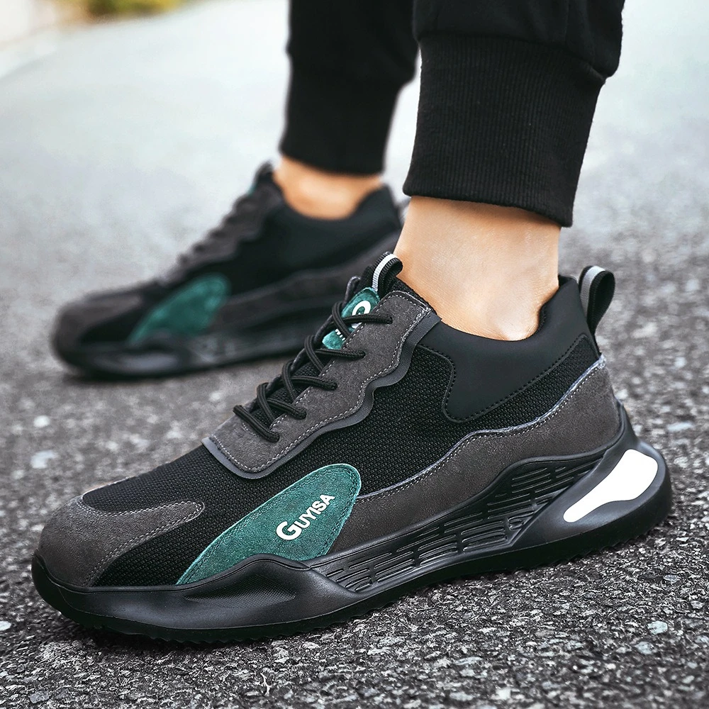 

Labor Insurance Shoes Construction Site Men's Anti-smashing and Anti-piercing Safety Shoes Lightweight Safety Shoes Steel Head