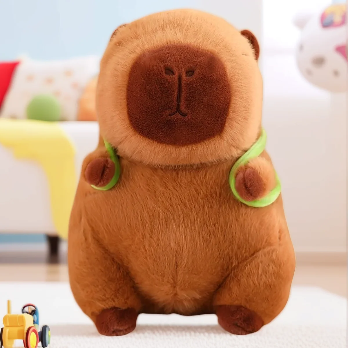 Hot Selling Capybara Soft Doll Backpack Water Guinea Pig Stuffed Animal Plush Toy Cute Adorable Capybara Plush Toy Gift for Kids