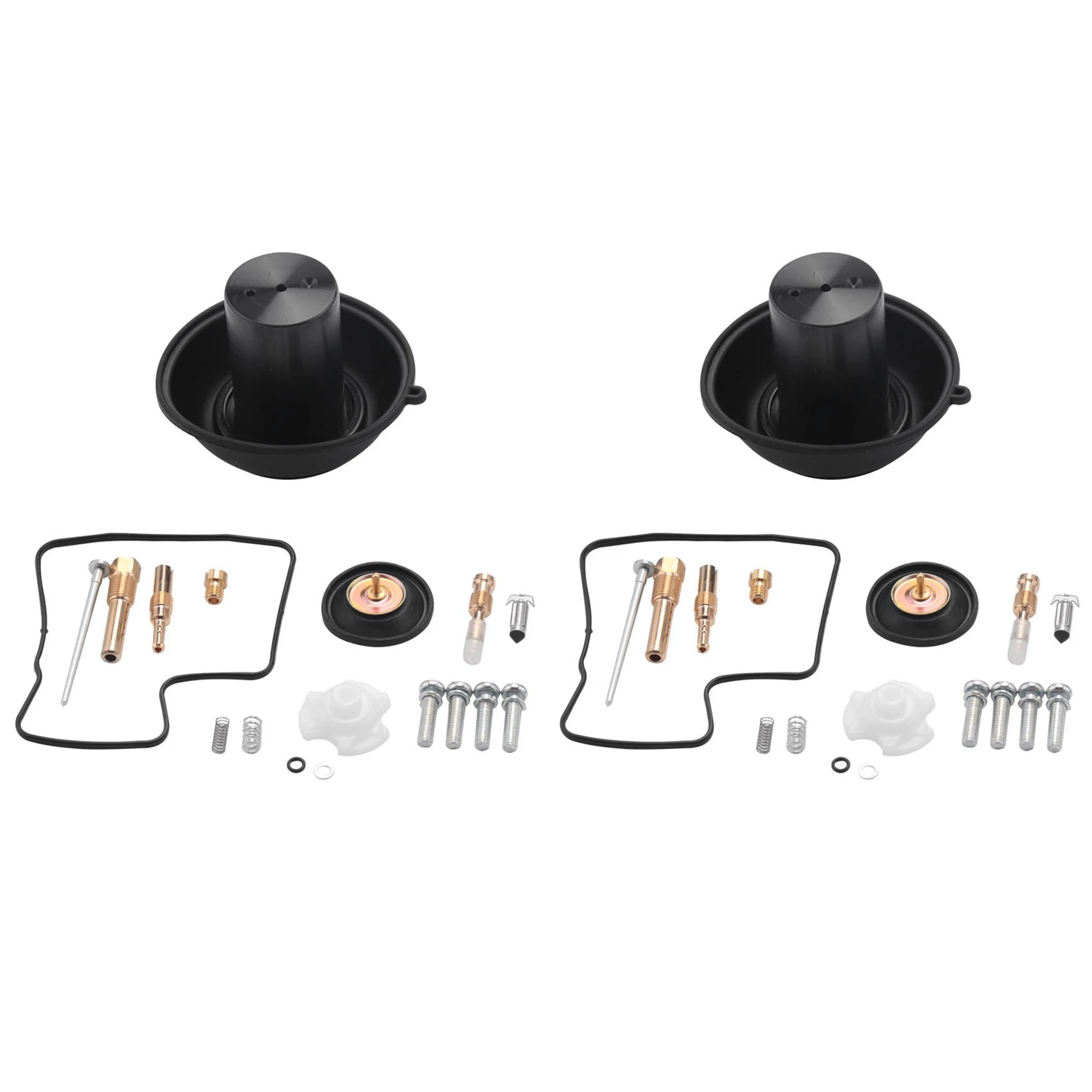 Carburador Repair Kit, junta de válvula de diafragma, reconstruir peças Set para HONDA STEED 600 SHADOW VLX600 VLX 600 VT600 C, 2Set