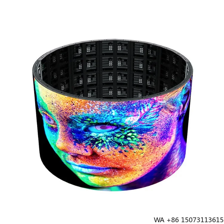 

Hot Sale Full-color Curved LED Panel Flexible Foldable Video Screen for Shopping Mall Soft Module