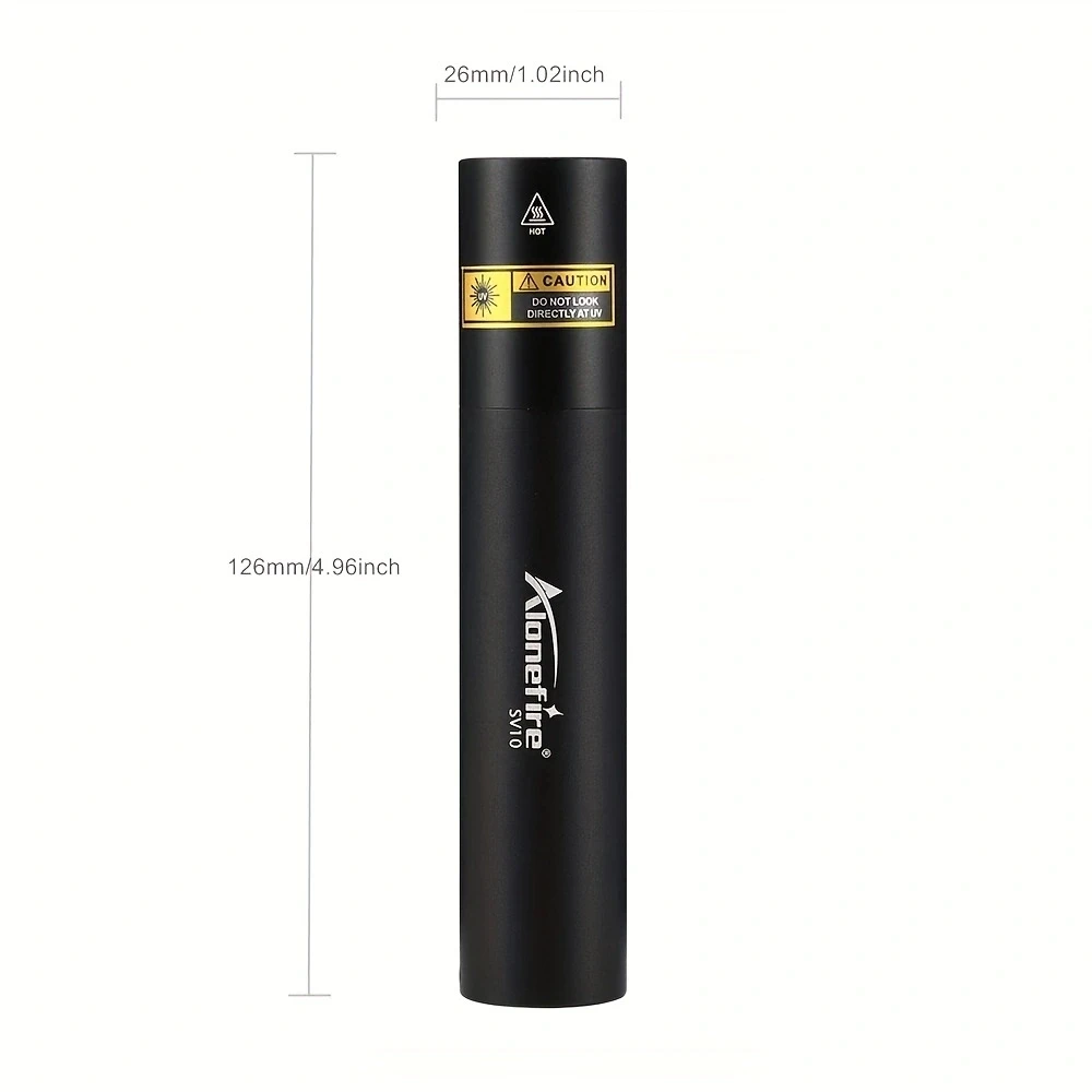 Linterna UV 365 nm de alta intensidad para uñas y detección de orina - imagen 2