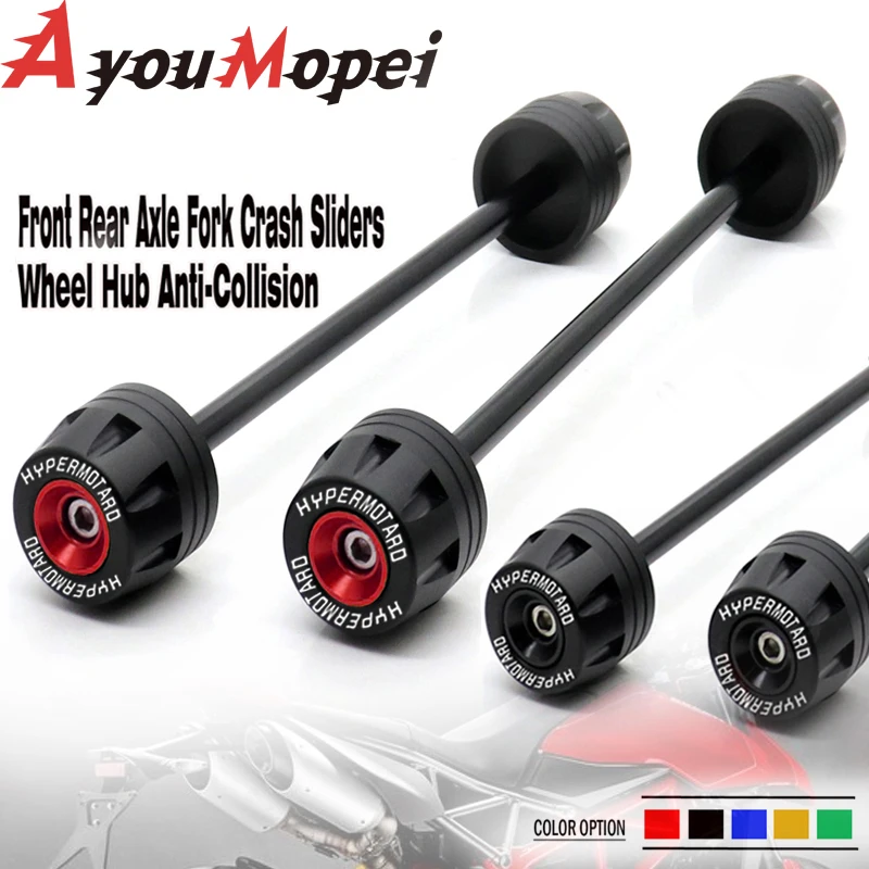 

Fit For Ducati Hypermotard 950 RVE/SP 939SP 2016-2023 Front Rear Axle Sliders Fork Sliders Crash Motorcycle Protector