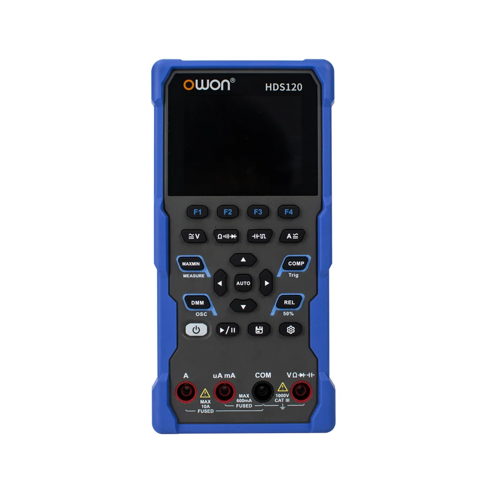 

OWON HDS120 Oscilloscope Multimeter,4 1/2 Digit True RMS Multimeter,1MHz Digital Oscilloscope,AC DC Voltmeter Current Measure