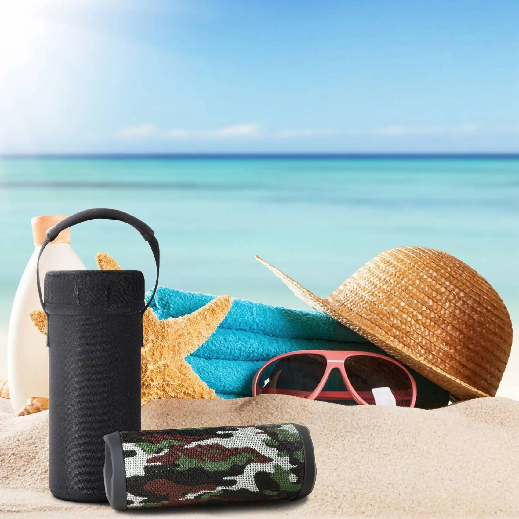 Reliable-Portable Speaker Case for UE Boom 3 Outdoor Carrying Thick Protective Bag Pouch-ABDQ