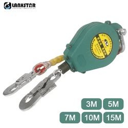 High Altitude Fall Protector 3-15m Self lock Retarder Speed Difference Anti Falling Fall Arrest Device Self Retractable Lifeline