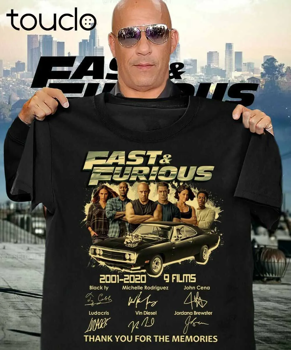 

Fast And Furious 2001-2020 Thank You For The Memories Gift T-Shirt unisex