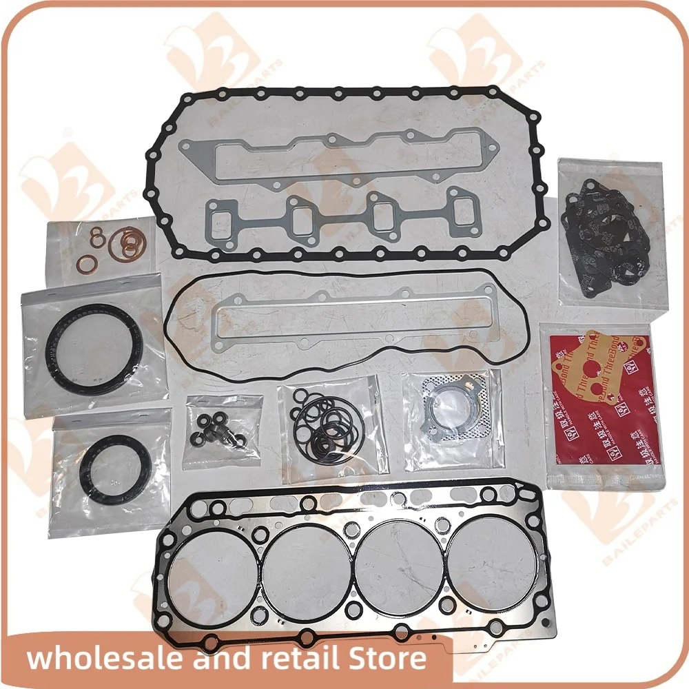 For Yanmar TK486V 4TNV86 Full Gasket Set Kit Engine With Cylinder Head Gasket Overhaul Rebuild Kit
