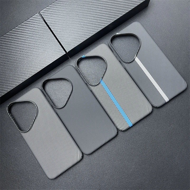 Skin Feel Carbon Fiber Texture Case for Huawei Pura 70 Ultra P70 Pro P70 Pro Plus P70 Ultra-Thin Stylish Protective Cover Funda
