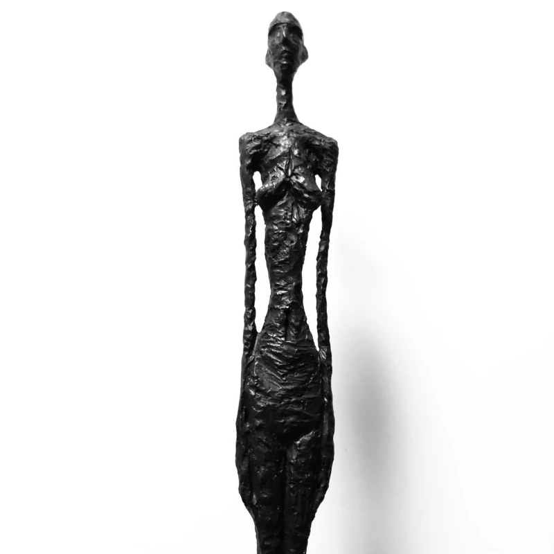 

Bronze Standing Woman Sculpture Artwork Large Ornament