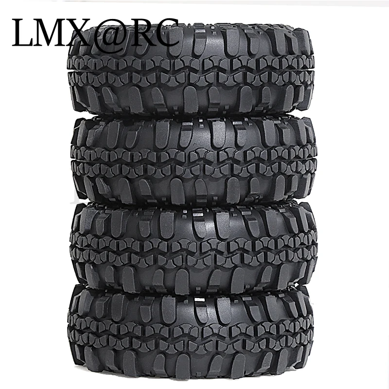 4PCS 108mm 1.9" Rubber Tire Wheel Tyre for 1/10 RC Crawler Car Axial SCX10 II III 90046 Traxxas TRX4 RC4WD D90 Redcat MST