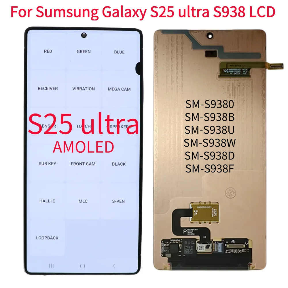 Ecran-tactile-et-numeriseur-de-remplacement-100-ori-amoled-pour-samsung-s25-ultra-5g-lcd-s938b-s938f-ds