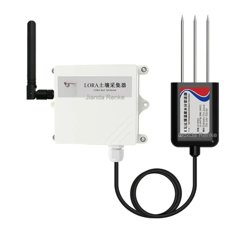 

Сельскохозяйственная ирригационная система IoT Прибор для измерения почвы Датчик глубокой температуры и влажности с LoRa