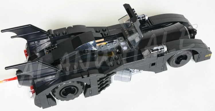 378 pz Super Fighter 1989 Batmobile Car 2019 edizione limitata fiamma scarico 7147 Building Blocks giocattolo compatibile con il modello