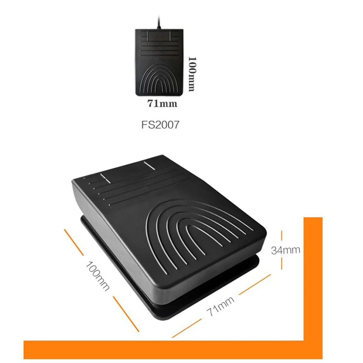 USB-Fuß schalter Tastatur pedal USB-Fuß pedals teuerung Hoch empfindliches Einzelsteuerungs-Fuß pedal für PC-Computer büro