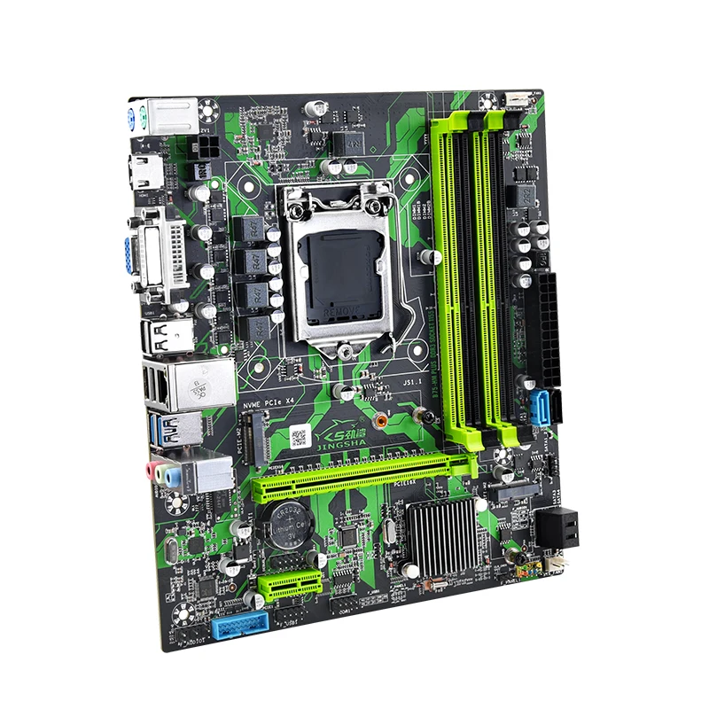 JINGSHA B75 LGA1155 Motherboard LGA 1155 Kit With i7 3770 CPU and 2X8G=16GB DDR3 PC RAM USB3.0 SATA3.0 plate board B75-HM Kit