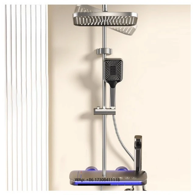 

Hot Competitive Price Luxury Shower Set Wall Mounted Hot Cold Bathroom Faucet Shower Set Innovative Shower