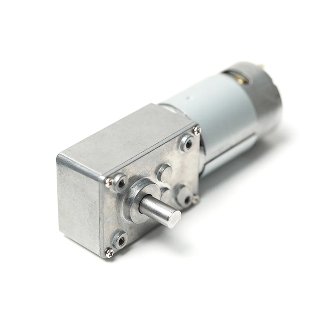 AA98 DC Electronic Worm Gear Motor Low Speed 41RPM Worm Reduction Engine 24V Self-Locking Geared Motor