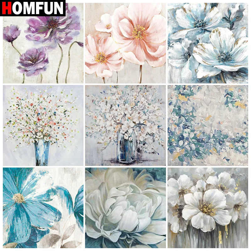 HOMFUN Diamond Painting Cross Stitch Pattern 5D Diamond Embroidery \