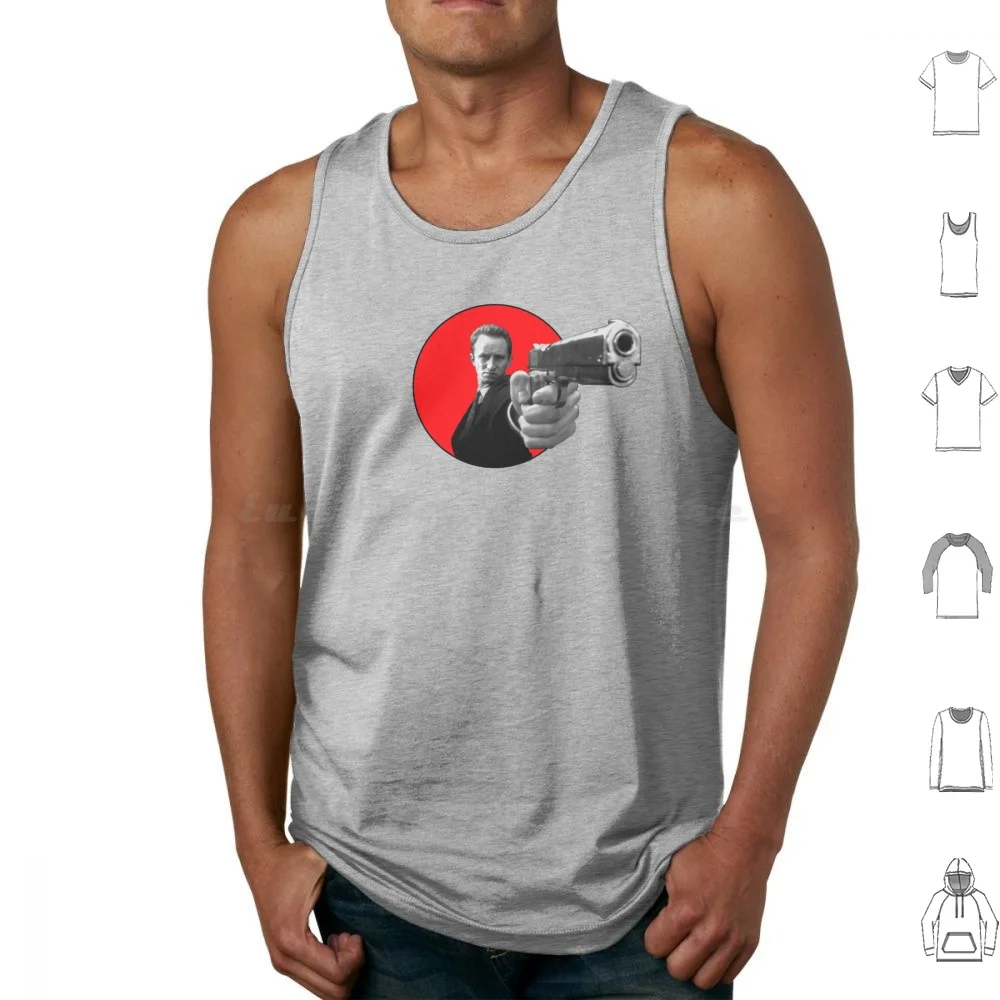 

It Happened Close To You Tank Tops Print Cotton Well Movie Gun Armed Poolvorde