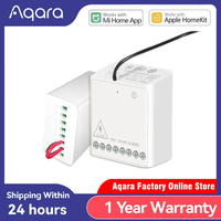 Original Aqara two-way Control Module Relay Switch Controller Zigbee Smart Timer Channels Works With Xiaomi Mi Home Homekit APP