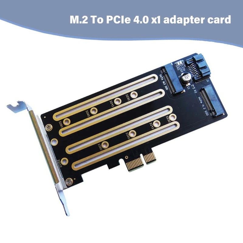 Add On Cards NVMe M.2 SSD To PCIe 4.0 X1 M.2 SSD Adapter With Bracket PCIE to M.2 Adapter SSD Expansion Card for PC DropShipping