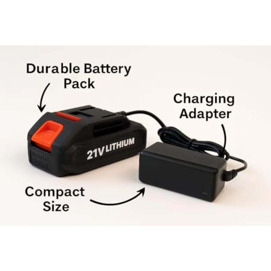 DIYjr Lithium Compact Leaf Blower Functional Cordless Outdoor Tool for Beginners Family Teaching Aid for Supervised Yardwork wi