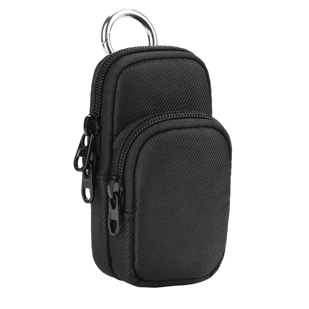 Travel-Oriented Nylon Case for AiMoonsa MP3 Player Offers Scratch Resistance and Hook Functionality for Seamless Mobility