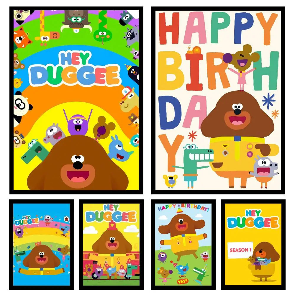 TV Series Hey Duggee Poster Wall Art Print Decorative Mural Home Decor Gift Unframed