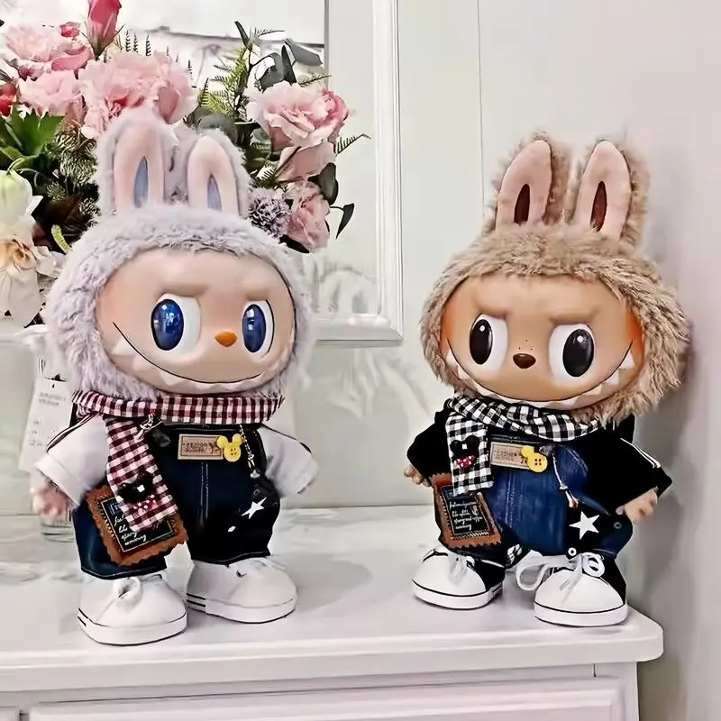 Hot Sale For Zimomo Labubu 38cm Clothes Accessories Randomly Select Multiple Types Of Doll Clothes Outfits Handmade Gift No Doll