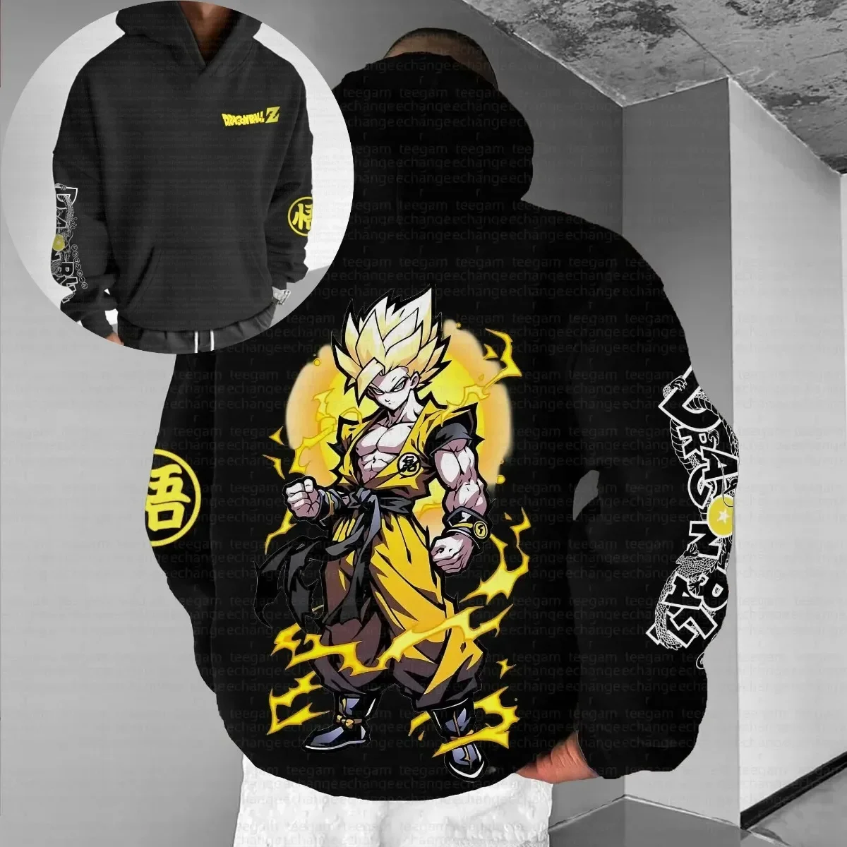 

Dragon Ball 2025 Trend Explosion Broly аниме толстовка мужская уличная толстовка с мультяшным принтом повседневная куртка для косплея осень-зима