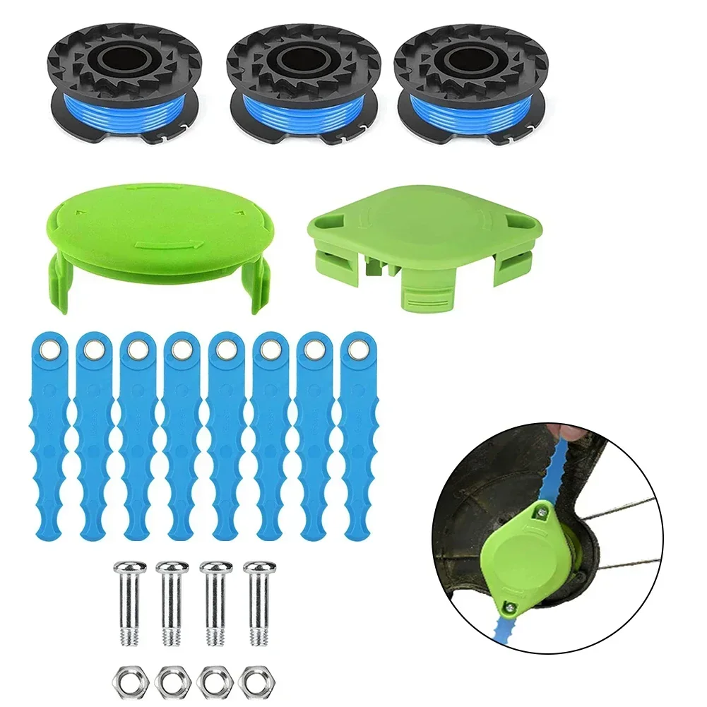 

For Greenworks Trimmer Blade Blades Durability FIXED DUAL BLADES High Quality Single Line String Trimmer Models