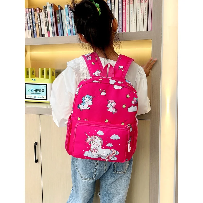 New Children Cartoon Unicorn Dinosaur Small Backpacks In Kindergarten Cute Little Girl Boy Baby Schoolbags for Snack Lightweight